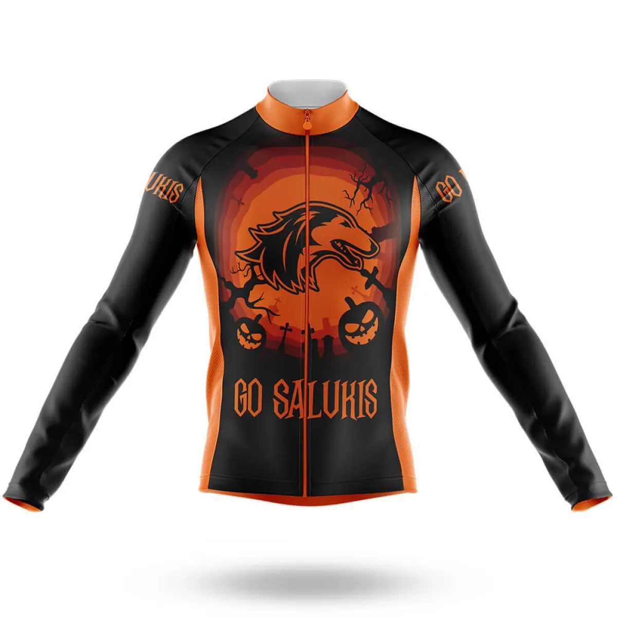 Halloween Southern Illinois University Carbondale Long Sleeve Cycling Jersey Only