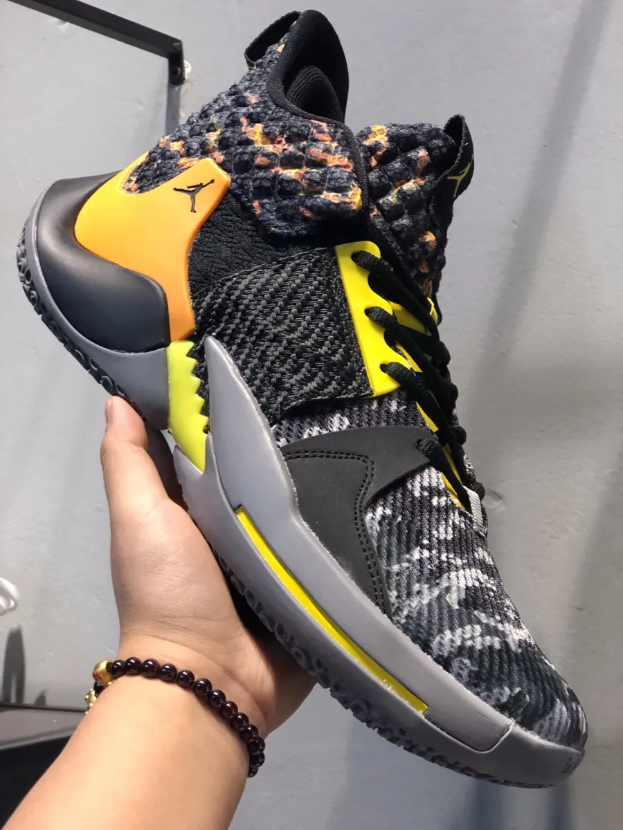 Jordan Why Not Zer0.2 Black/Wolf Grey-Yellow-Orange Online
