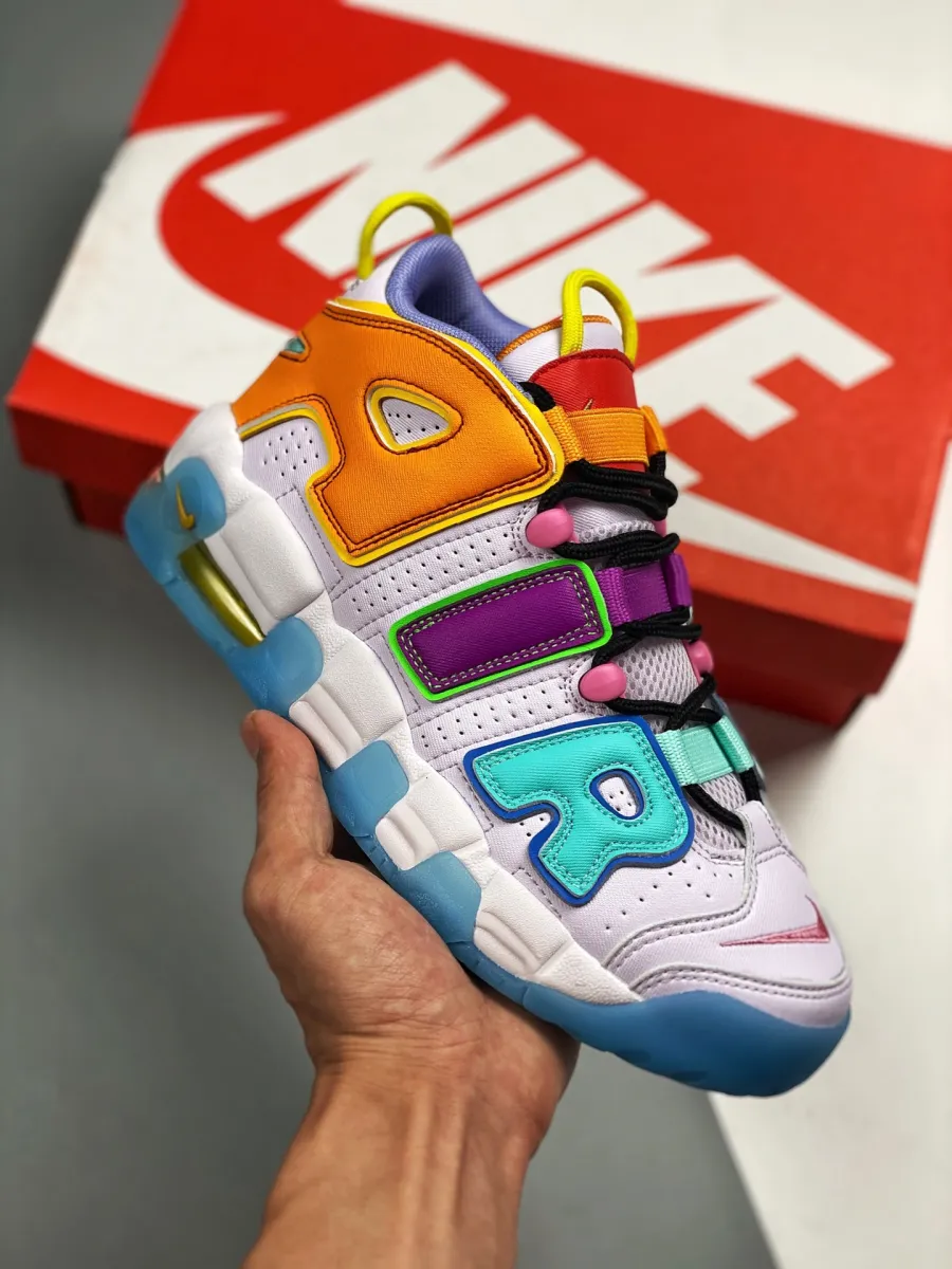 Nike Air More Uptempo 'Mix-n-Match' DH0624-500 / preschool uptempo shoes