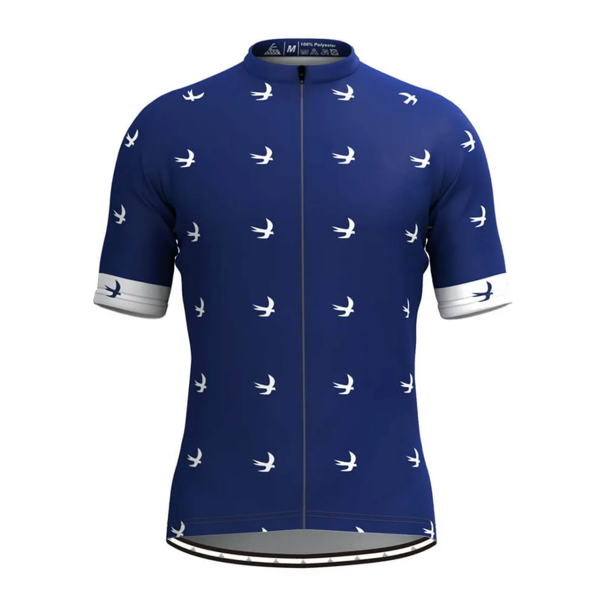 White Swallow Themed Men Cycling Jersey To Buy