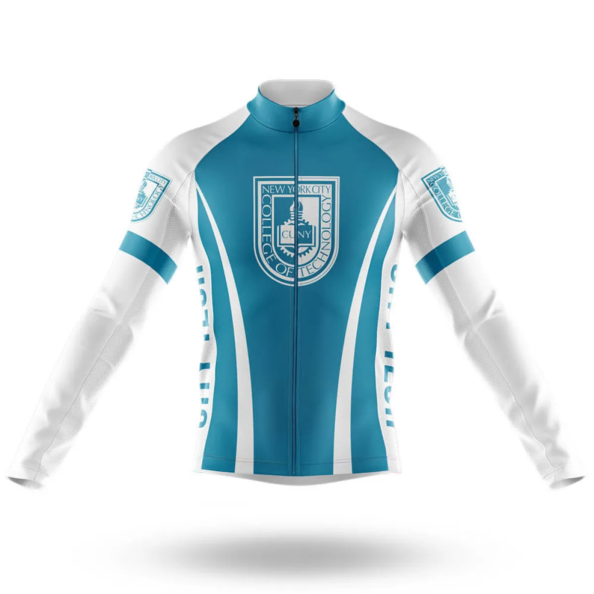 New York City College of Technology Long Sleeve Cycling Jersey Only