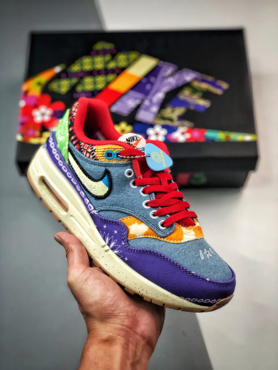 Concepts X Nike Air Max 1 Far Out Wild Violet/Multi-Color-Sail / concepts far out