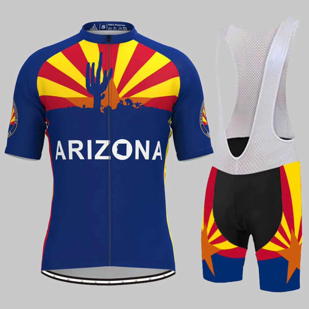 Arizona State Flag Adventure Men's Cycling Kit Outlet