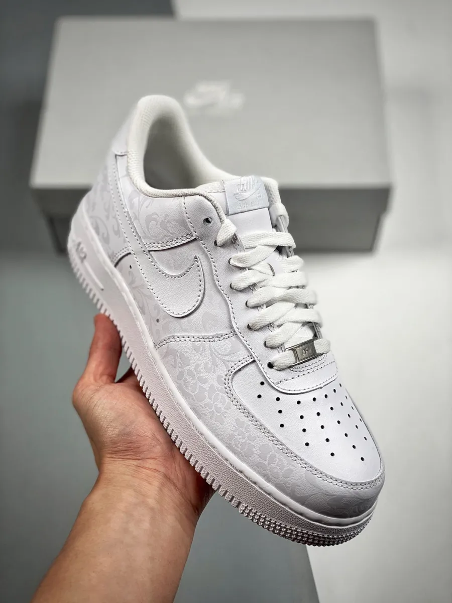 Nike Air Force 1 Low White Flowers / white nikes on sale