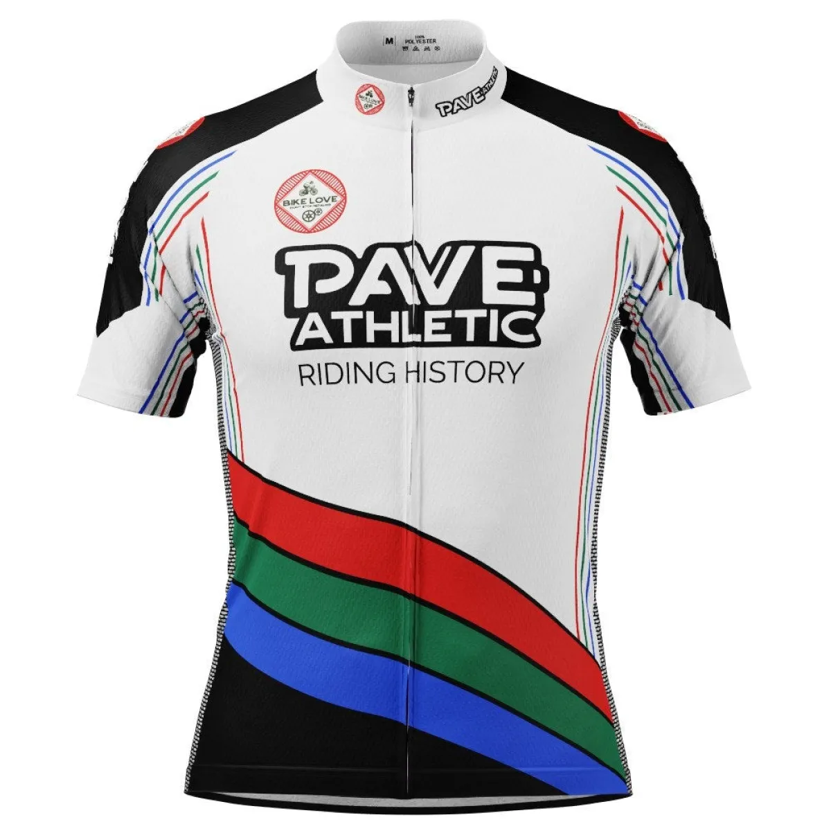 PAVE Athletic Retro Tape Short Sleeve Cycling Jersey