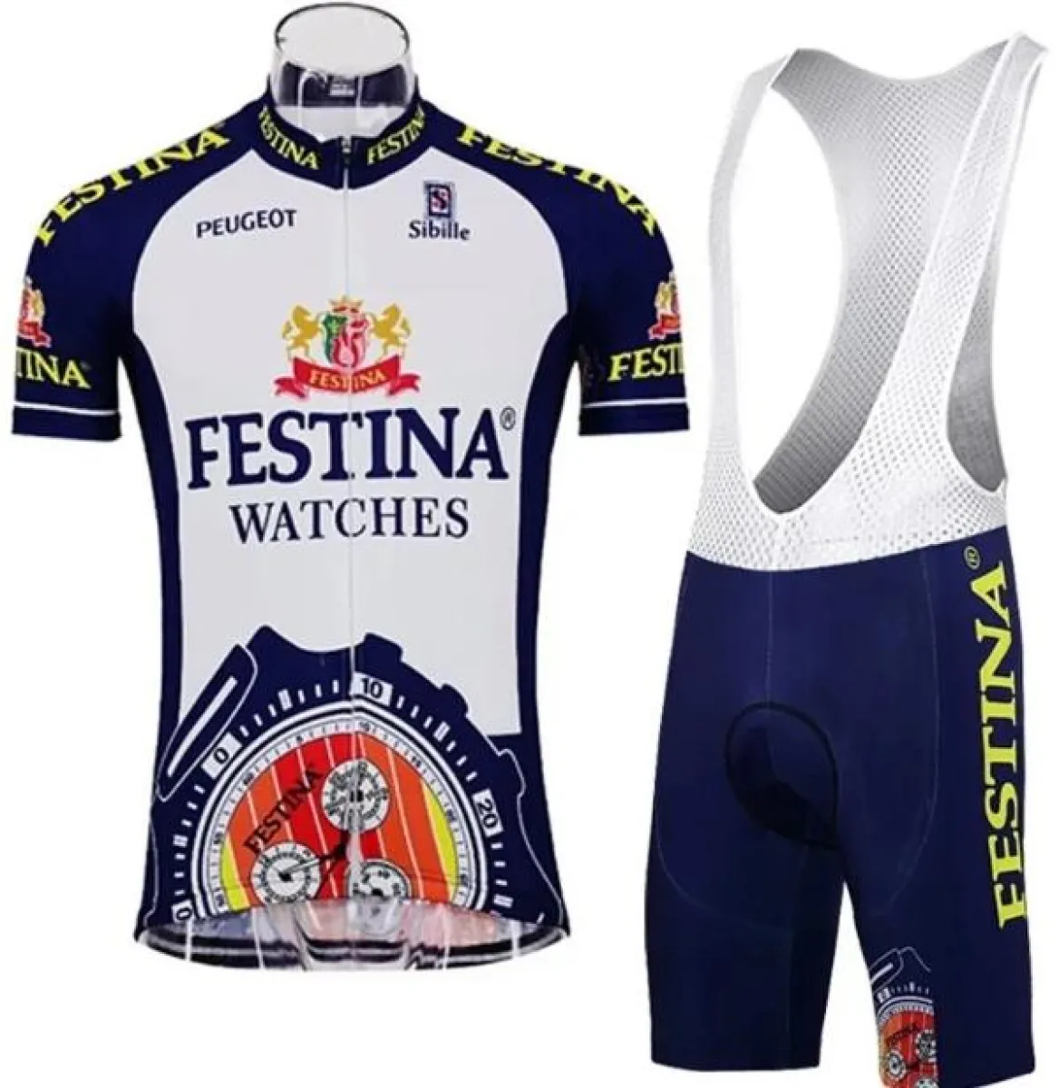 Vintage Festina Cycling Suit 90's For Sale