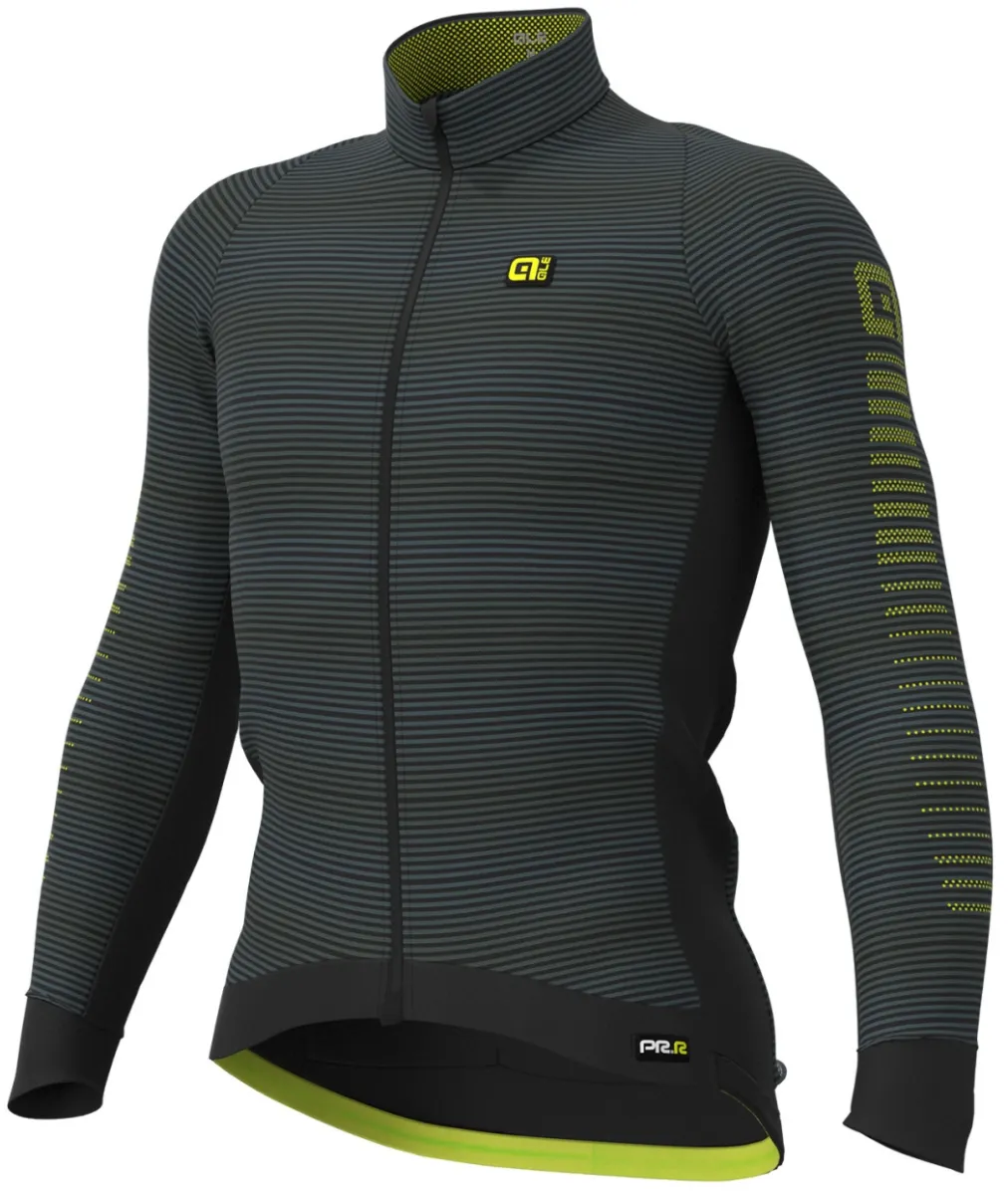 ALE' Thermo Road PRR Yellow Long Sleeve Jersey,