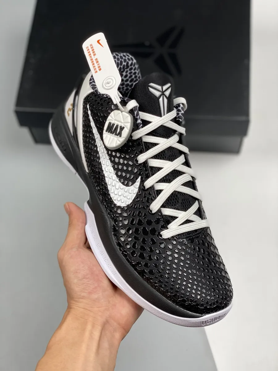 Nike Kobe 6 Protro 'Mamba Forever' Black/White-Metallic Gold / kobe size 6