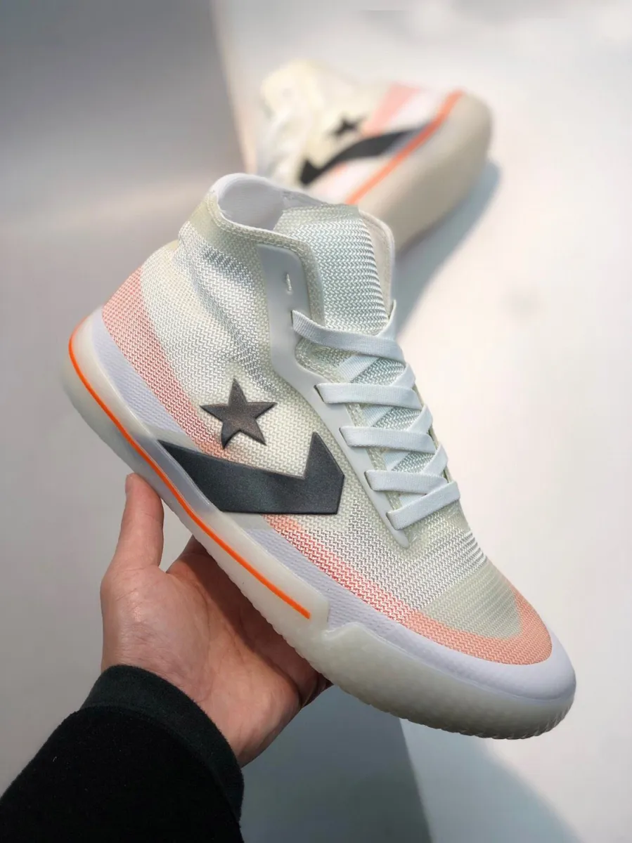 Converse All-Star Pro BB White/Black/Orange - converse allstar pro