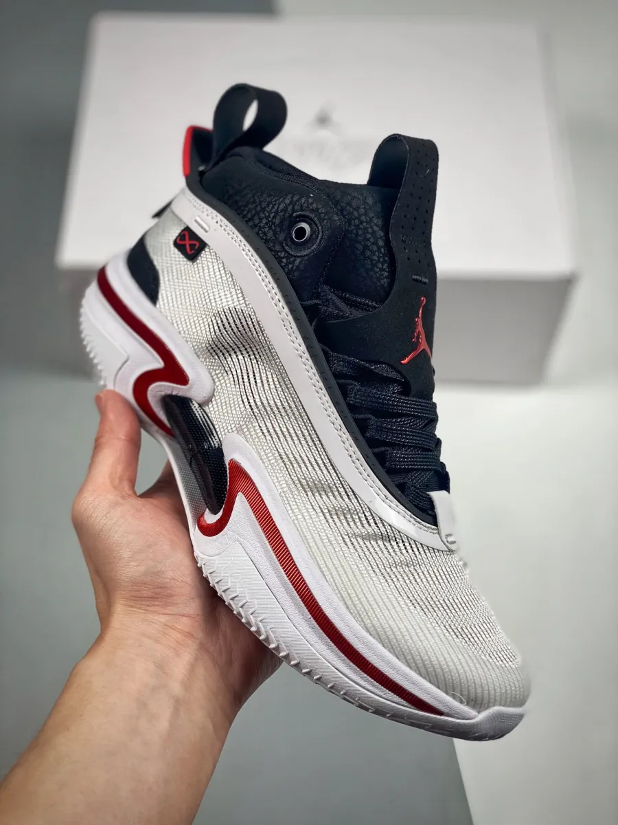 Air Jordan 36 Psychic Energy White/Black-Red CZ2650-100