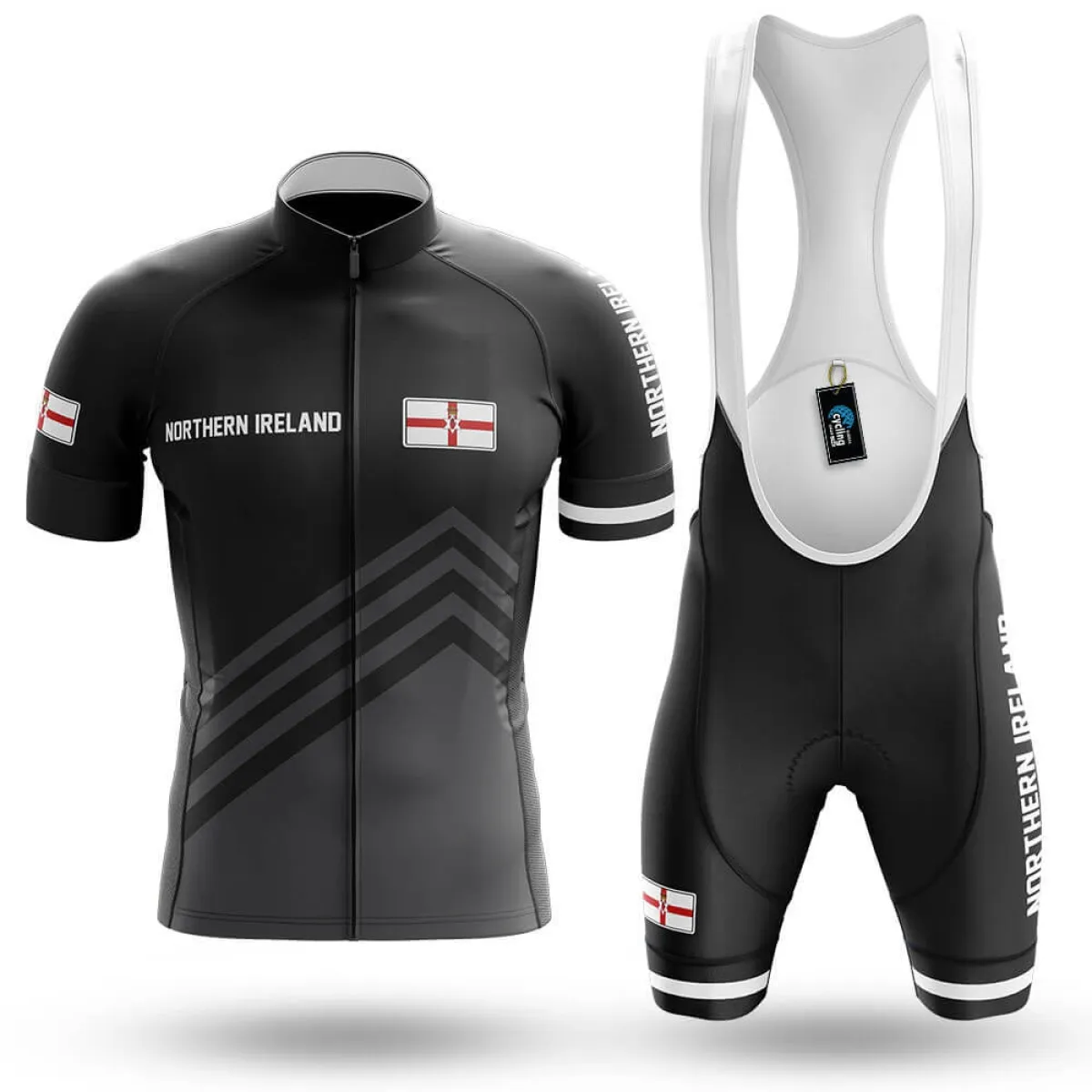 Northern Ireland S5 Black - Men's Cycling Kit / Full Set
