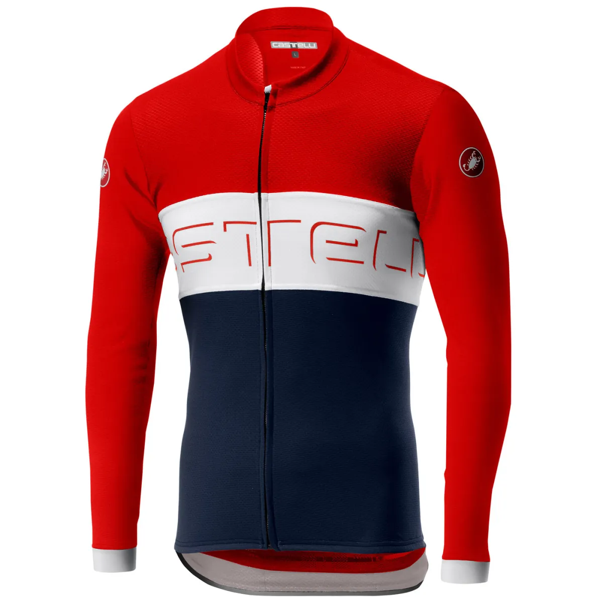 Castelli Prologo 6 Long Sleeves Jersey - Red Outlet