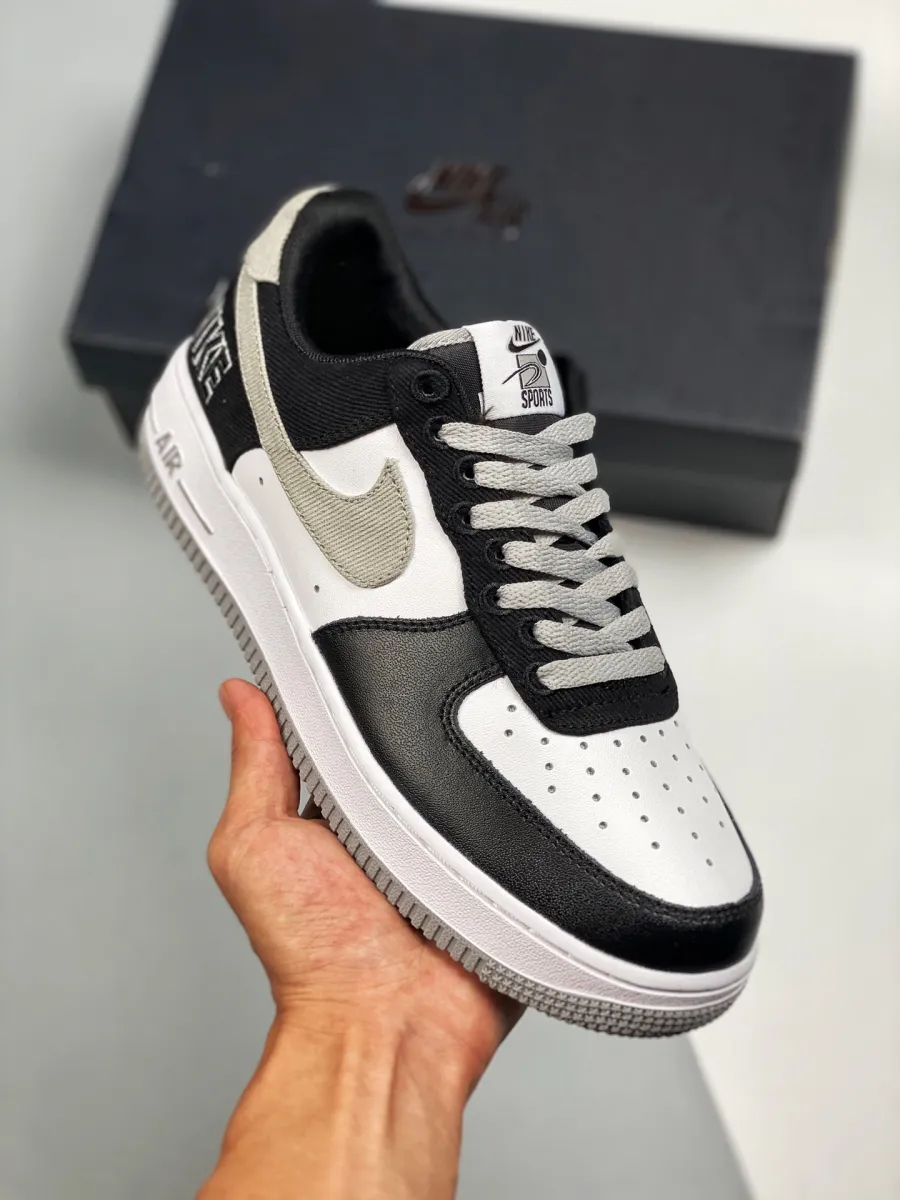 Nike Air Force 1 EMB Black/Fat Silver-White-Pine Green CT2301-001