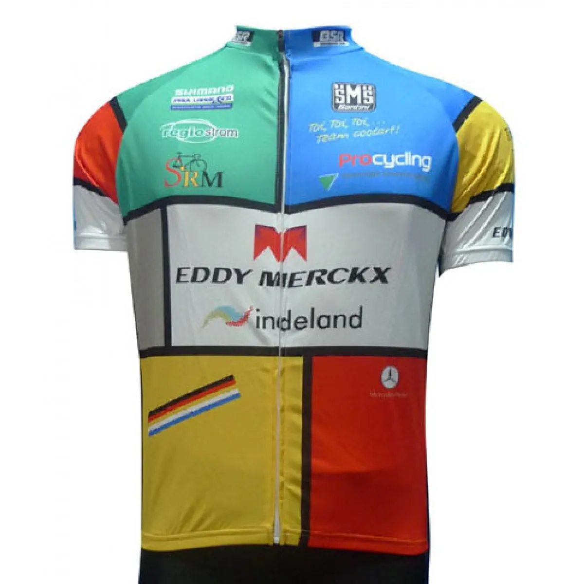 Eddy Merckx-Indeland Team Short Sleeve Cycling Jersey - 2012