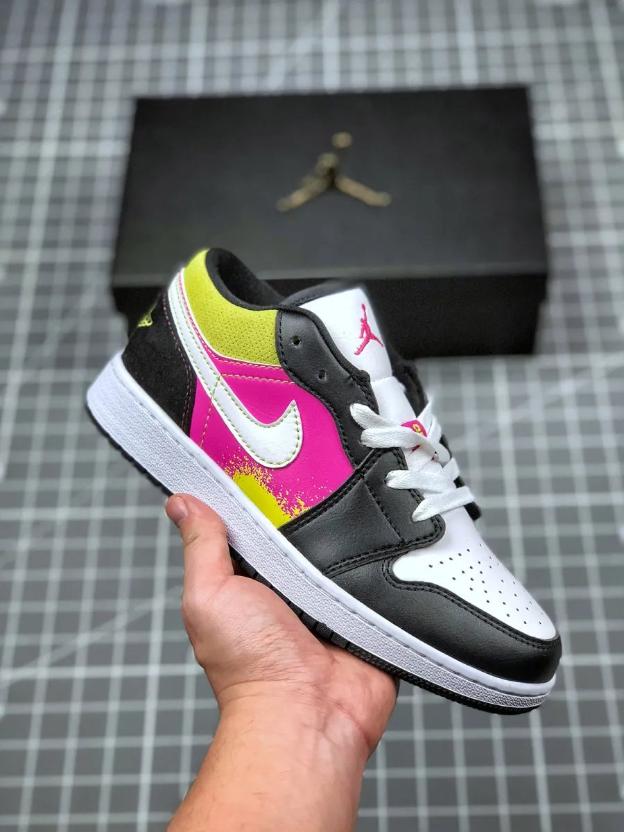 Air Jordan 1 Low 'Spray Paint Splatter' CW5564-001 - air jordan 1 spray paint
