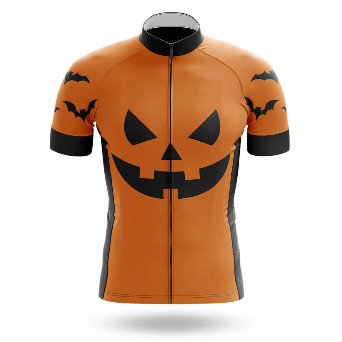 Pumpkin Face - Orange - Men's Cycling / Jersey Only