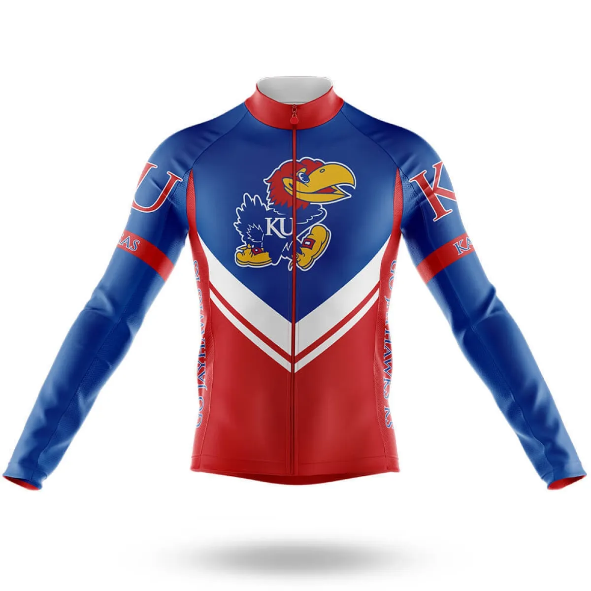 University of Kansas V3 Long Sleeve Cycling Jersey Only