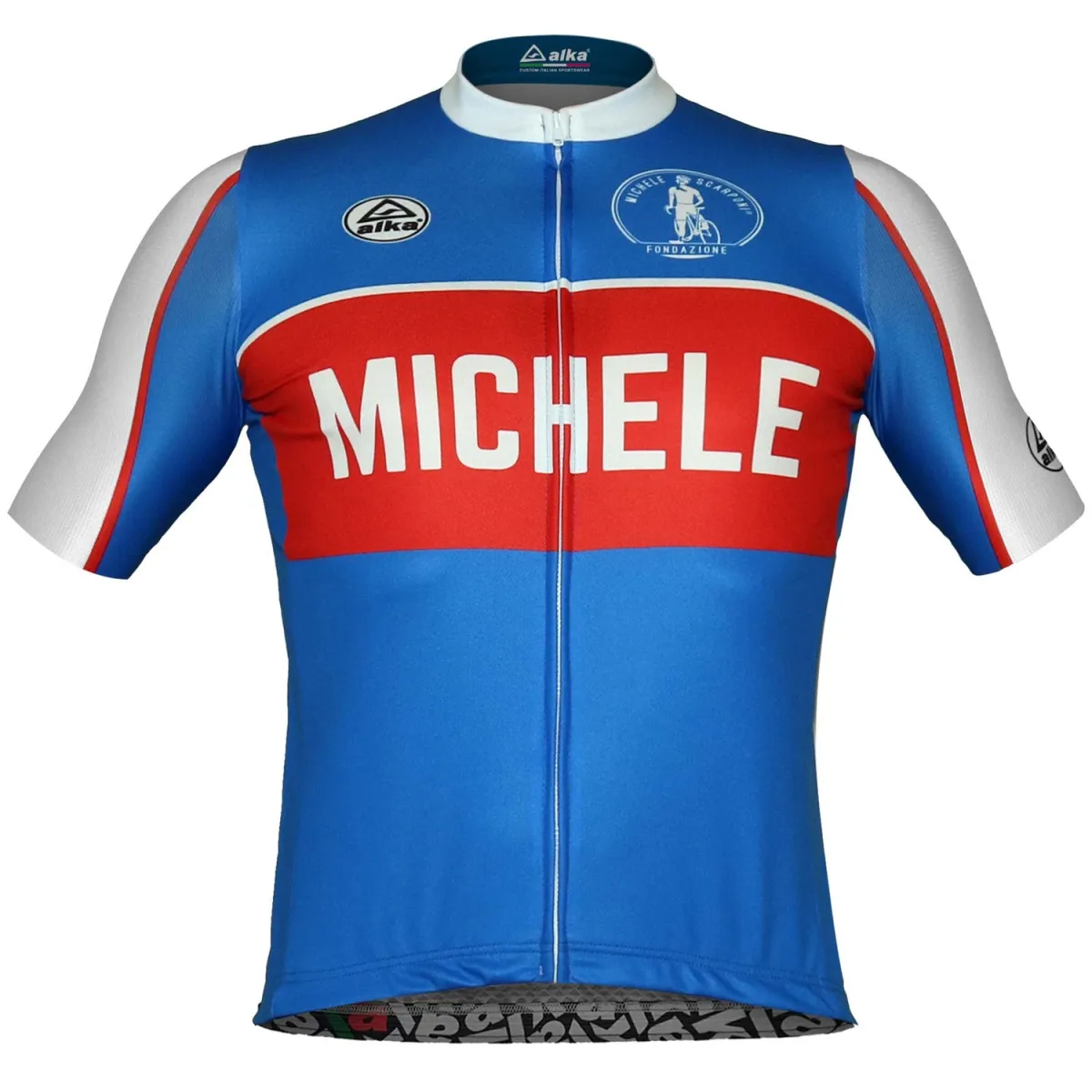 Alka Michele Scarponi jersey - Blue ANX551SC