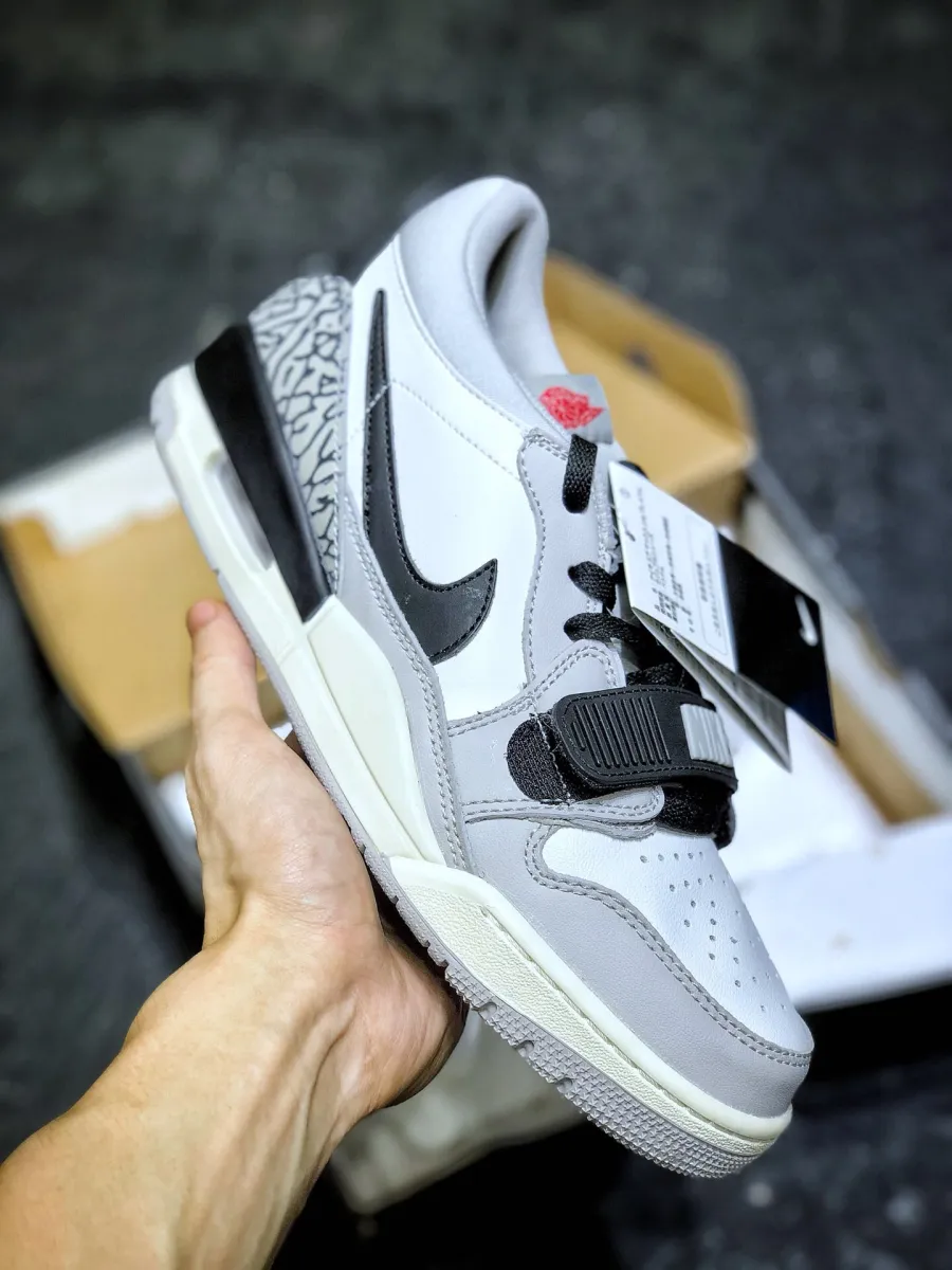 Jordan Legacy 312 Low Snow White/Fire Red / air zoom fire