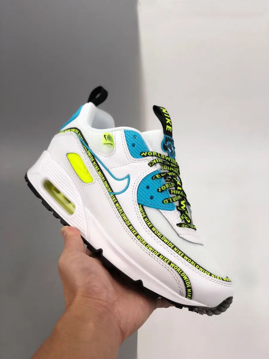 Nike Air Max 90 Worldwide White Volt CZ6419-100