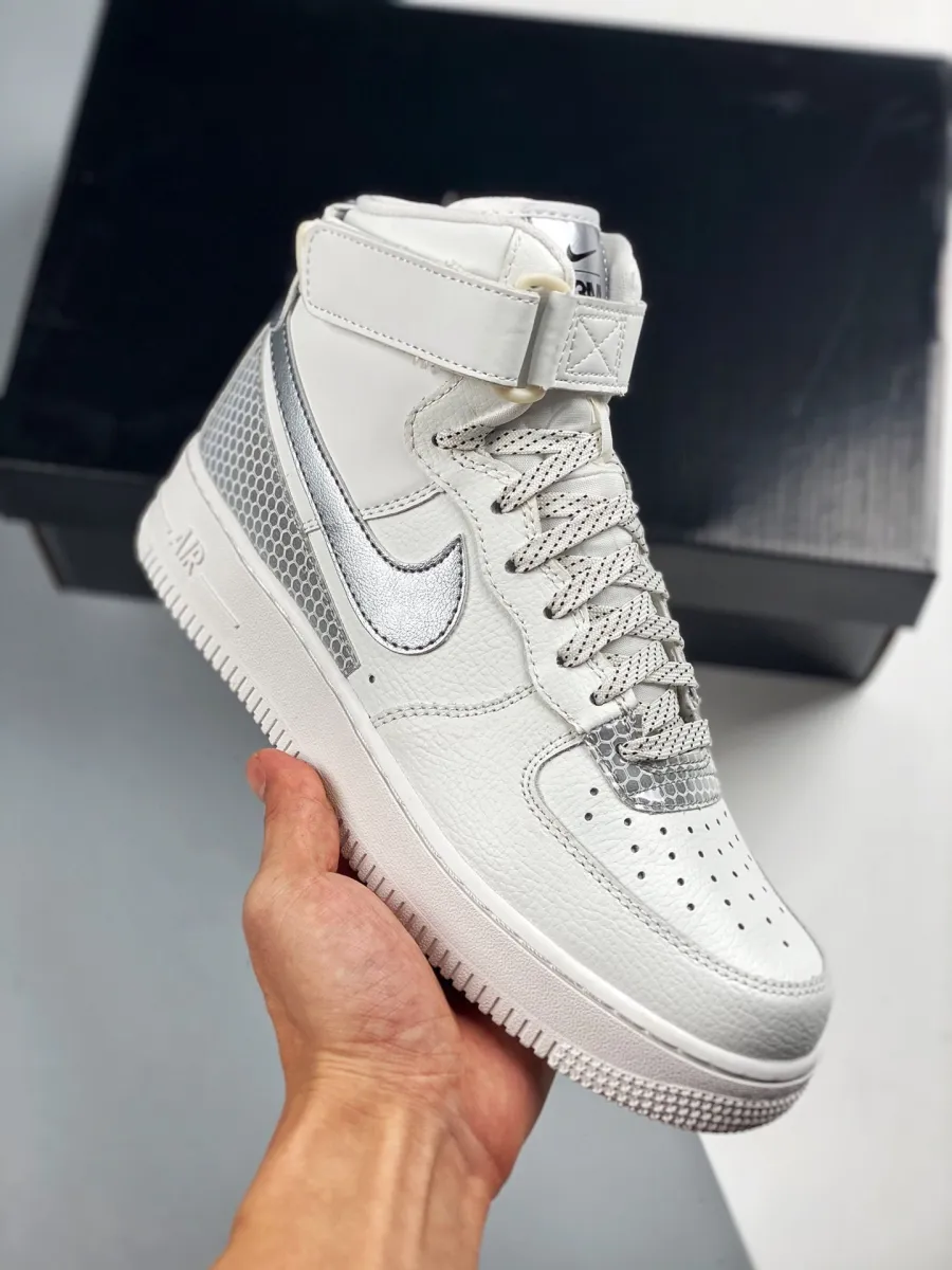 3M x Nike Air Force 1 High White Silver CU4159-100
