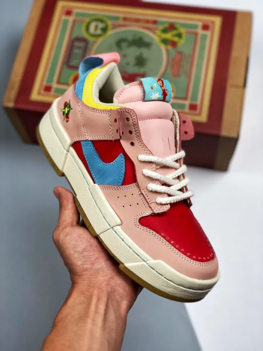 Nike Dunk Low Disrupt 'Firecracker' DD8478-641 - chinese new year dunks