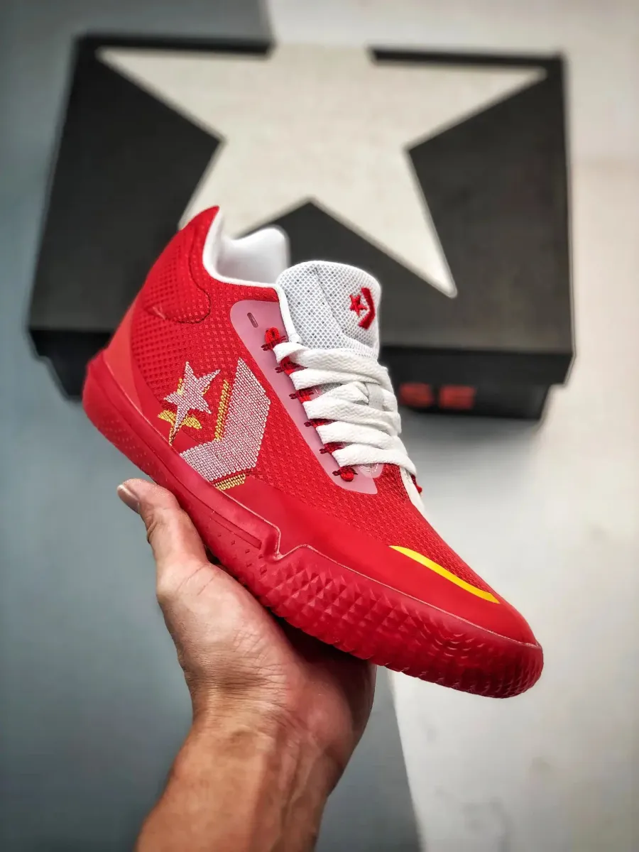 For Sale Converse All-star Bb Evo Wholehearted White Yellow University Red