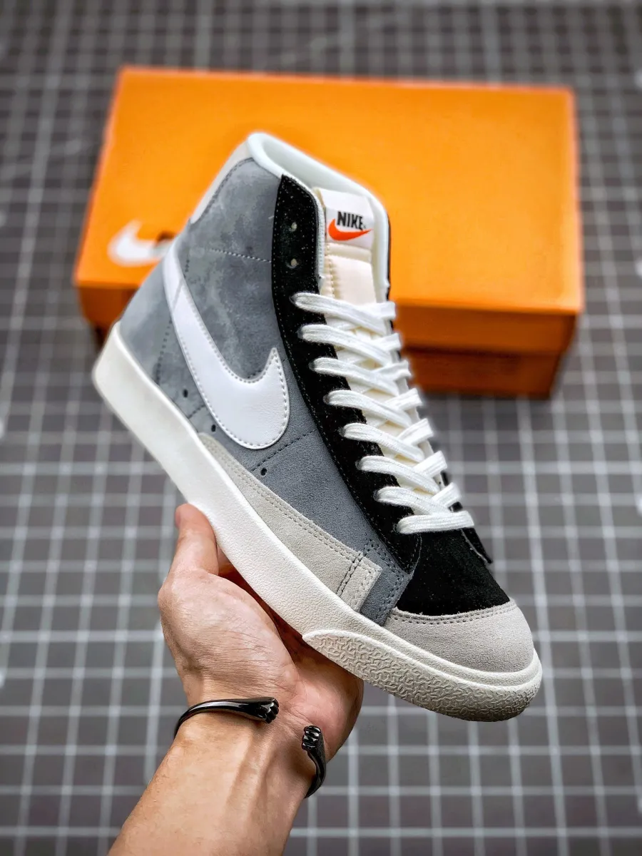 Nike Blazer Mid 77 Vintage Cool Grey/Black/White nike blazer mid 77 cool grey