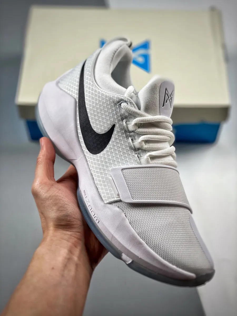 Nike PG 1 'Checkmate' White/Black-Chrome 878627-100 Pg 1 Chrome