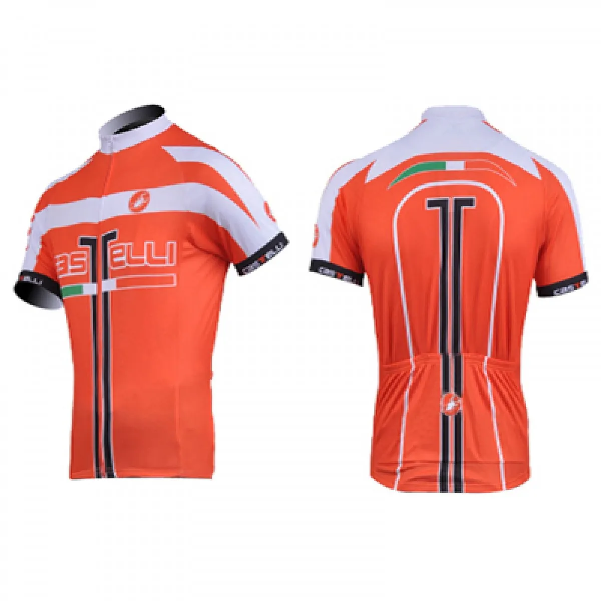CASTELLI ORANGE Short Sleeve Jersey Restock