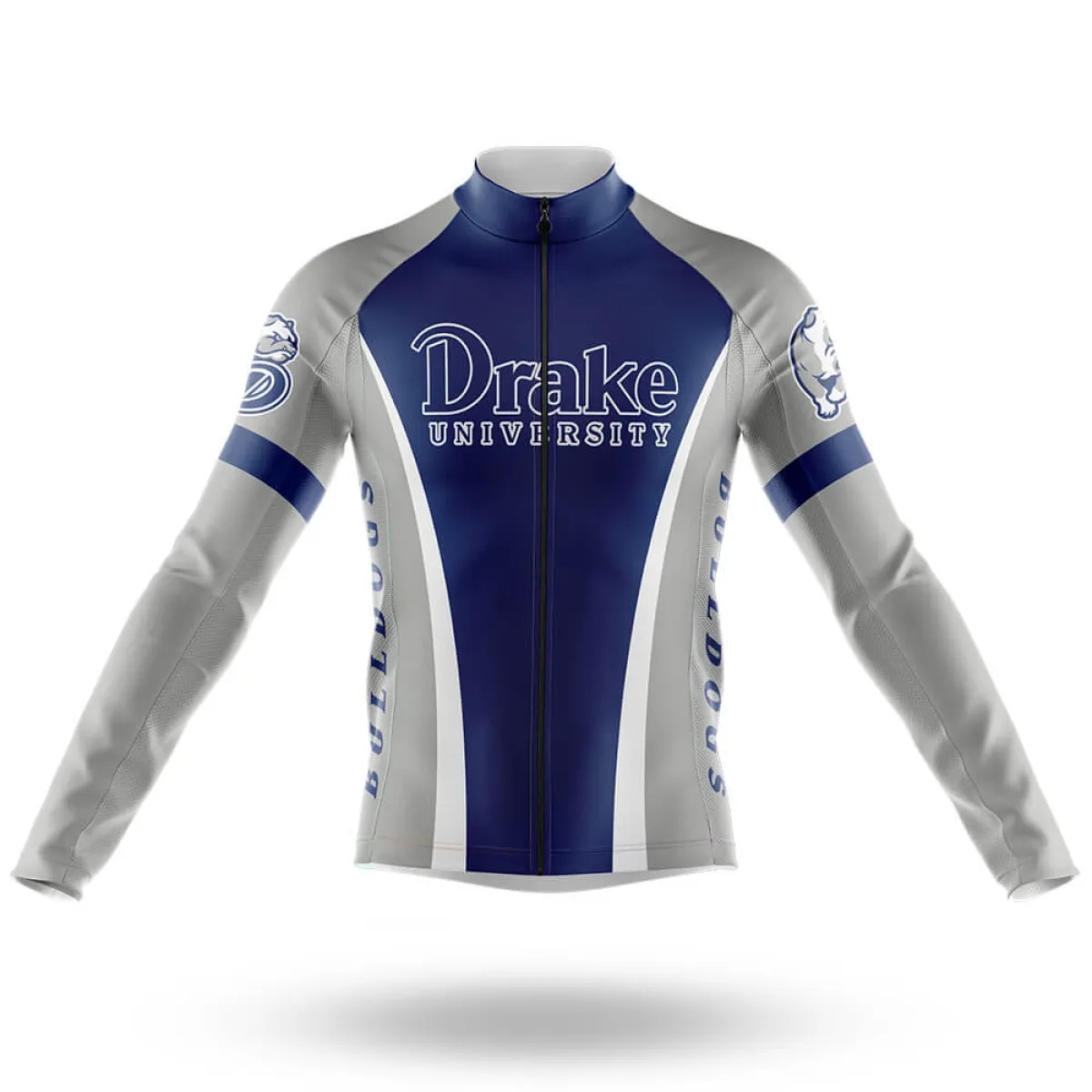 Drake University Long Sleeve Cycling Jersey Only For Sale