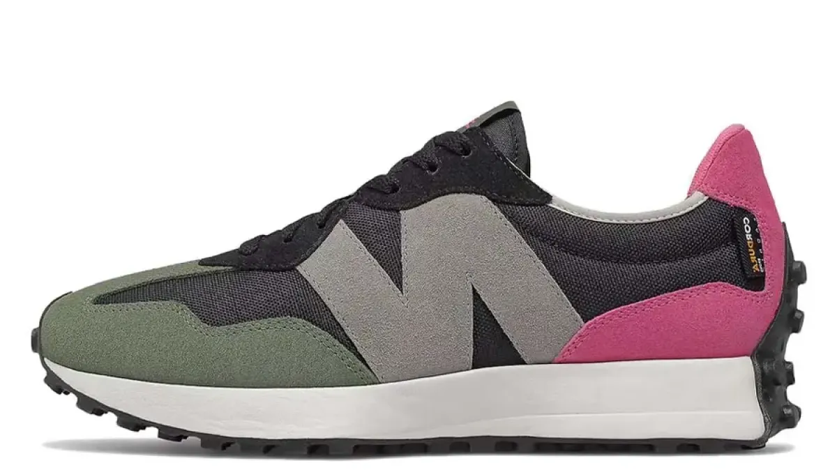 New Balance 327 Cordura Black Sporty Pink MS327WR1 Brand New