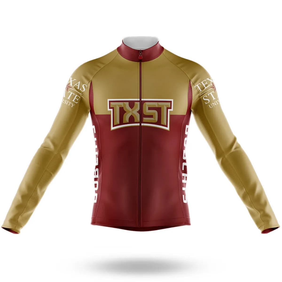 Texas State University V2 Long Sleeve Cycling Jersey Only