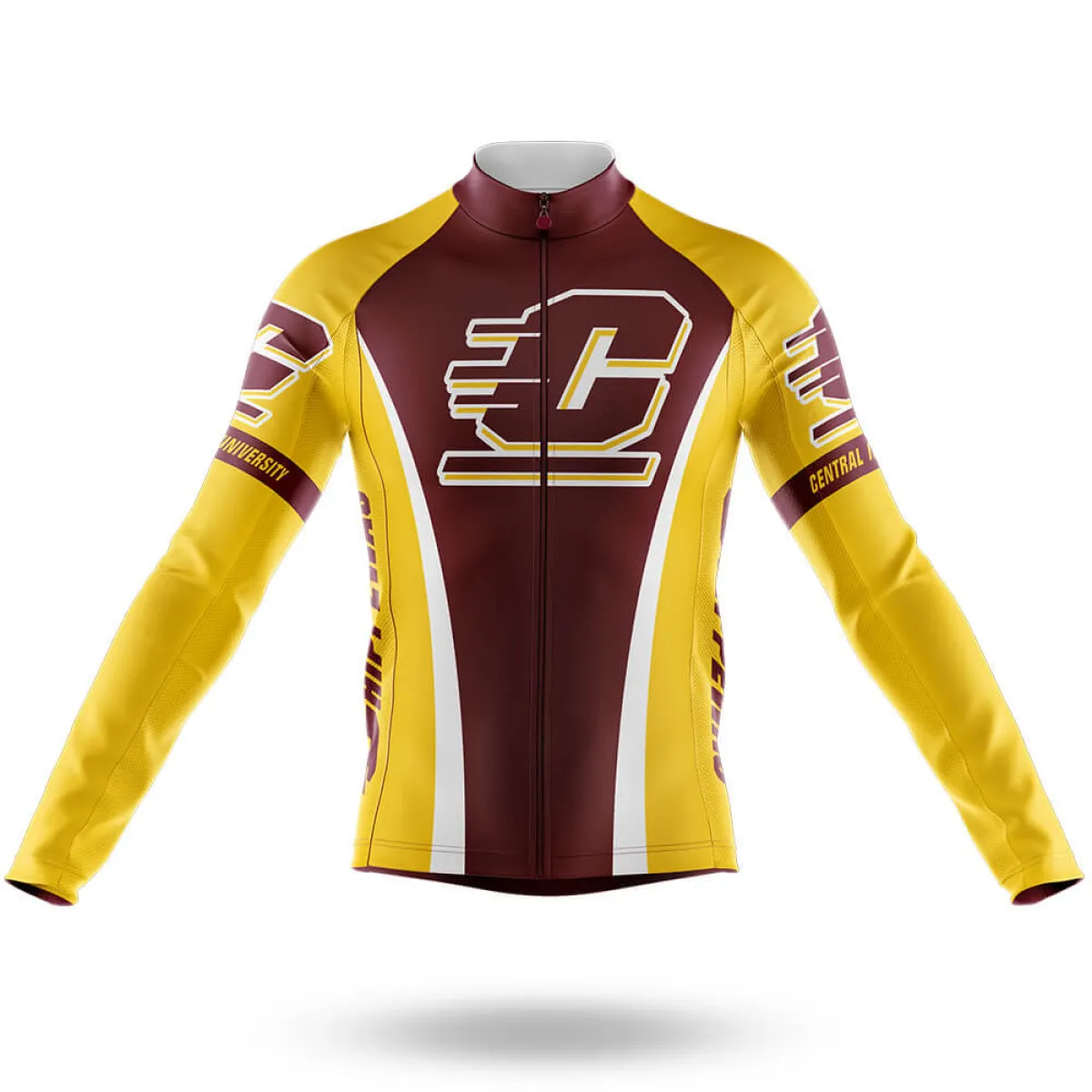 Central Michigan University Long Sleeve Cycling Jersey Only