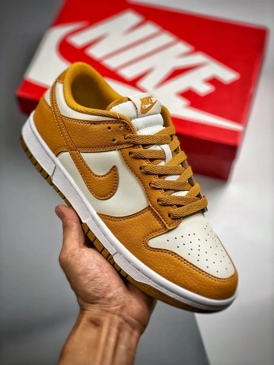Nike Dunk Low Next Nature 'Phantom' White/Gold DN1431-001 - nike next nature phantom