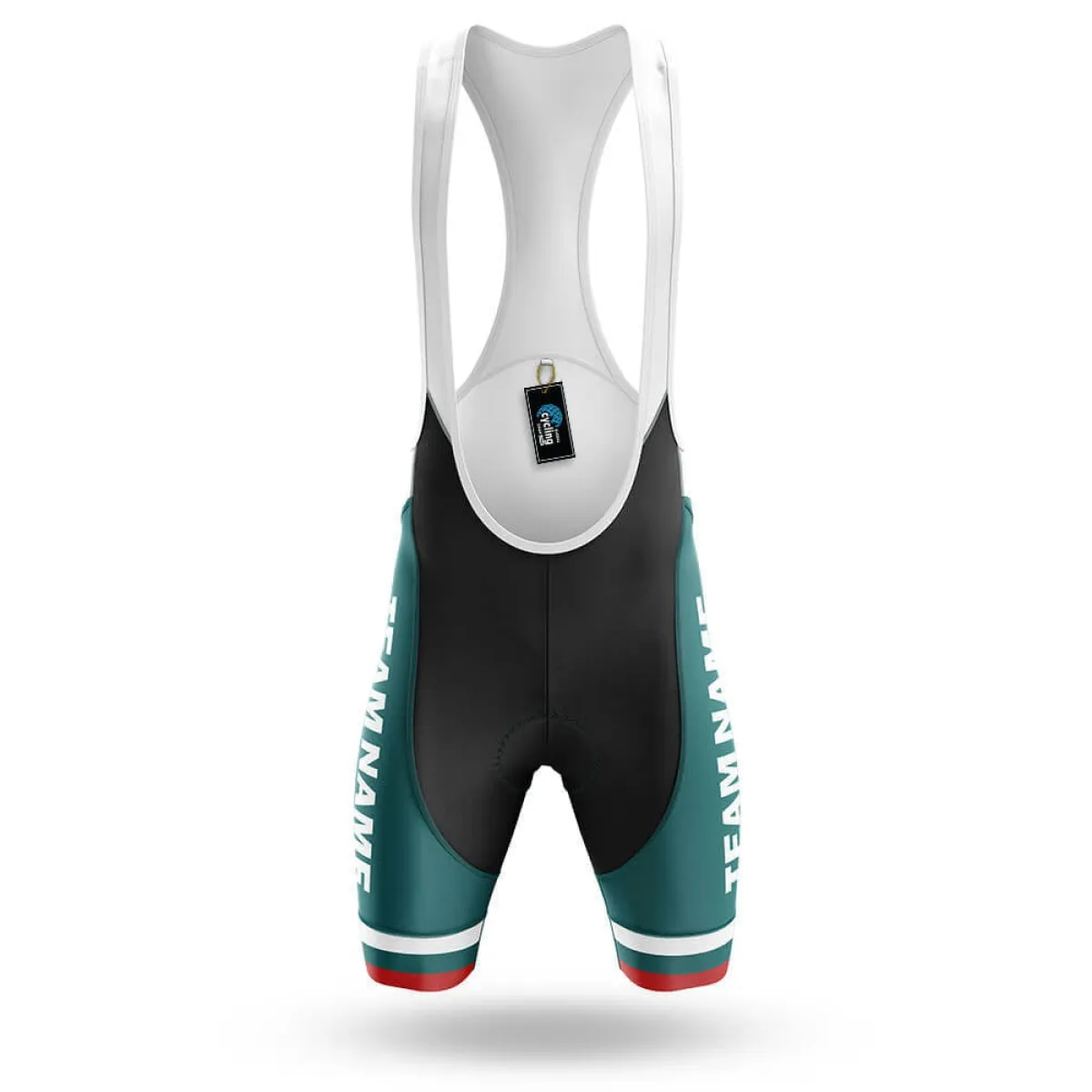 Custom Team Name M7 Green - Men's Cycling / Bibs Only