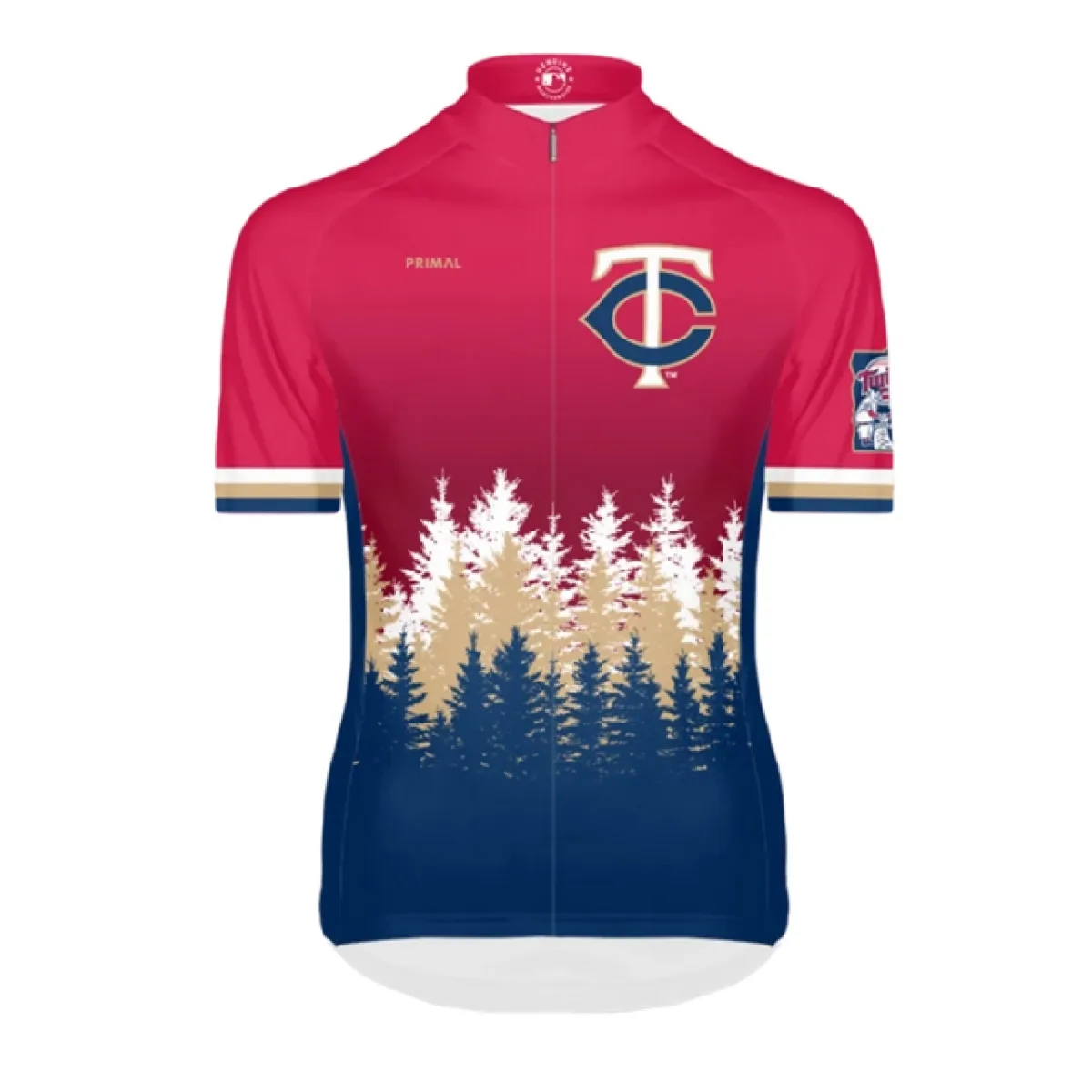 Primal Wear MLB Minnesota Twins Men's Nexas Cycling Jersey MNTJ78M-MD