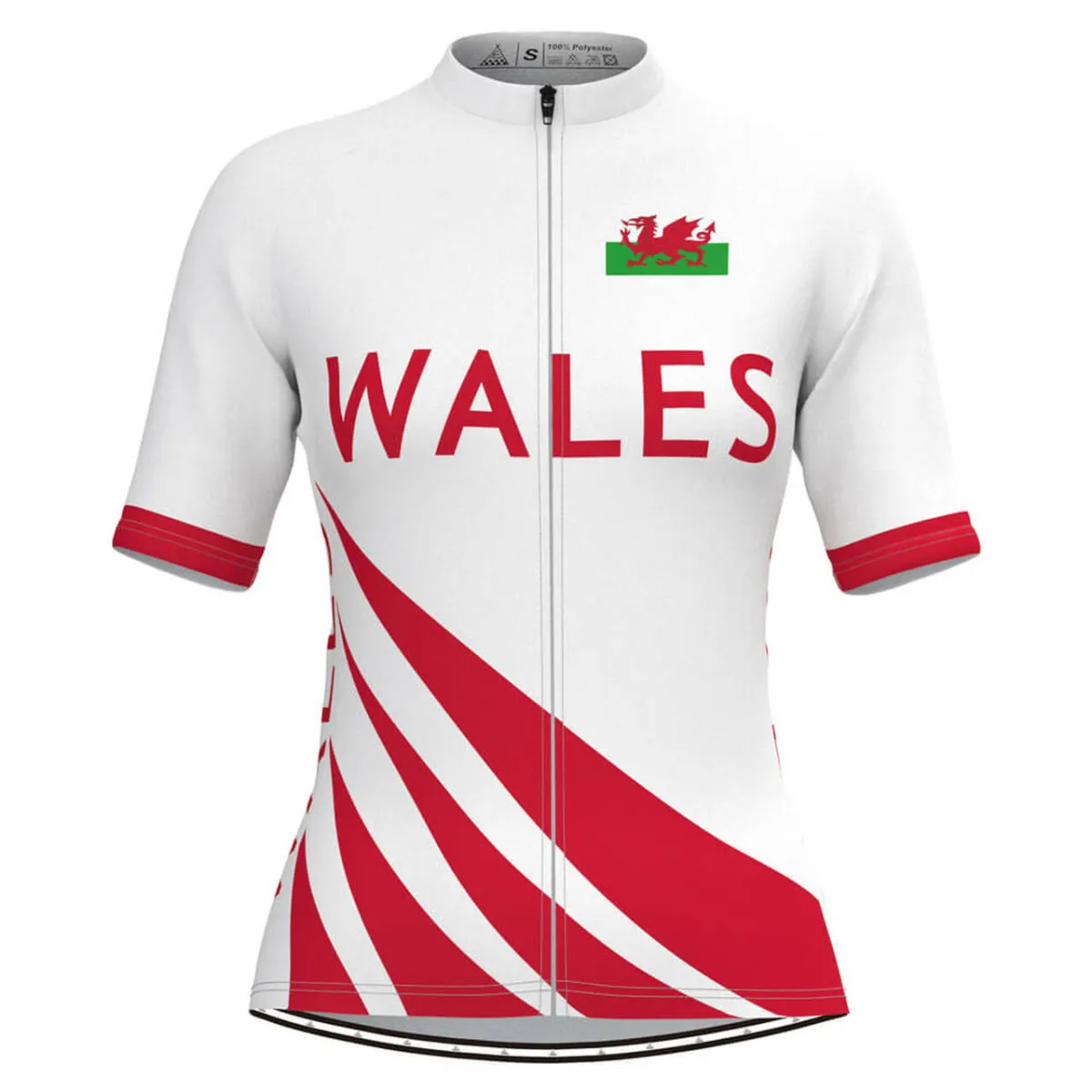 Wales Flag Women's Cycling Jersey V1 Brand New