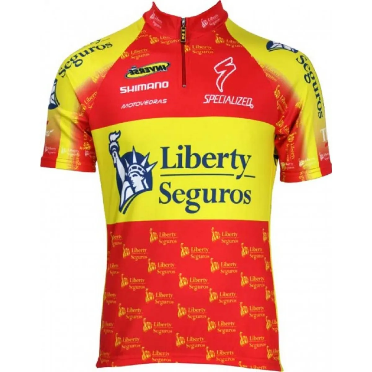 Liberty Seguros 2009 Spanischer Meister Inverse Radsport-Profi-Team - Short Sleeve Jersey