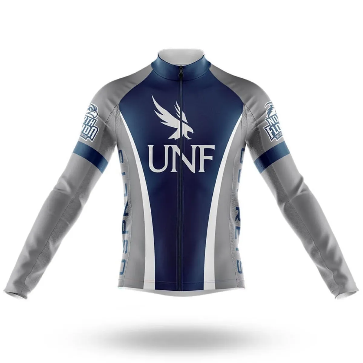 University of North Florida Long Sleeve Cycling Jersey Only