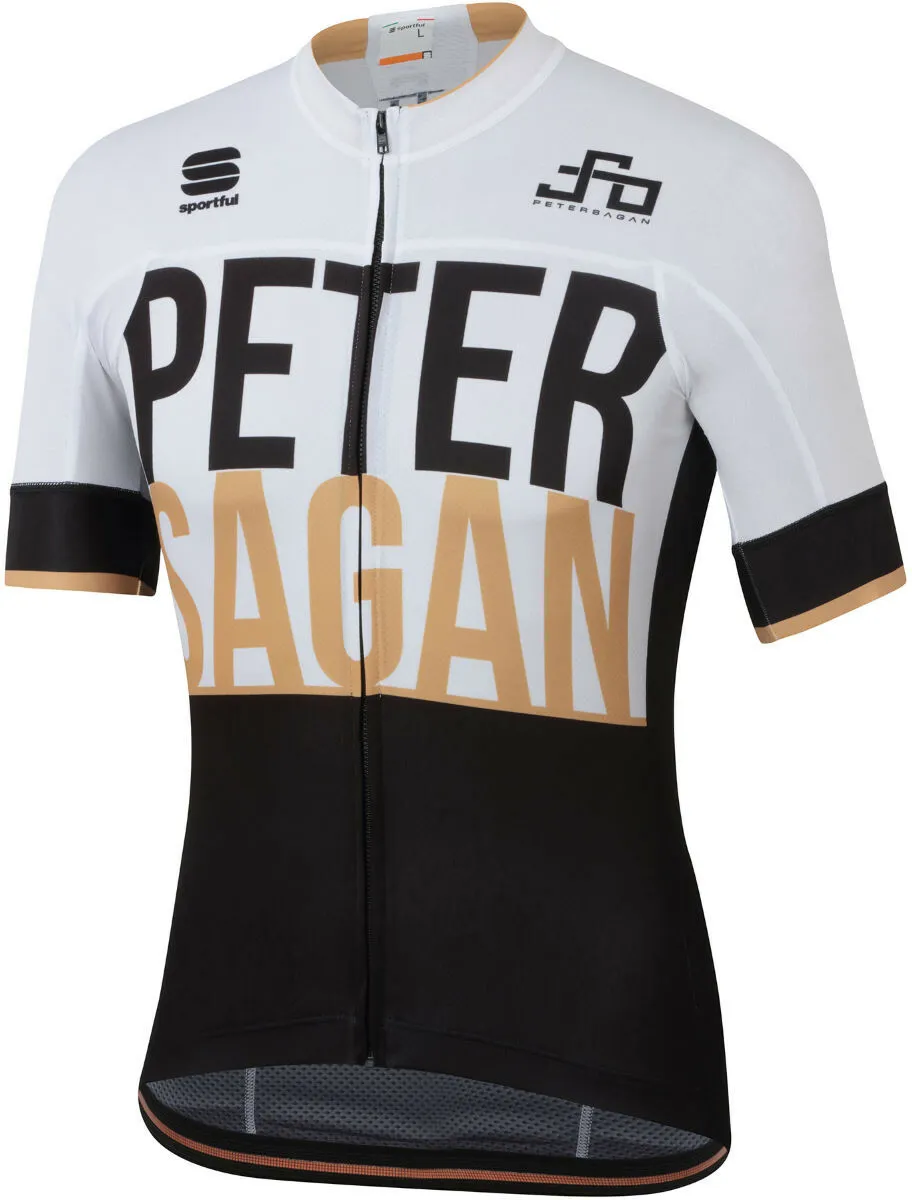 Sagan Gold Bodyfit Team Jersey White 002, For Sale SAG19J66