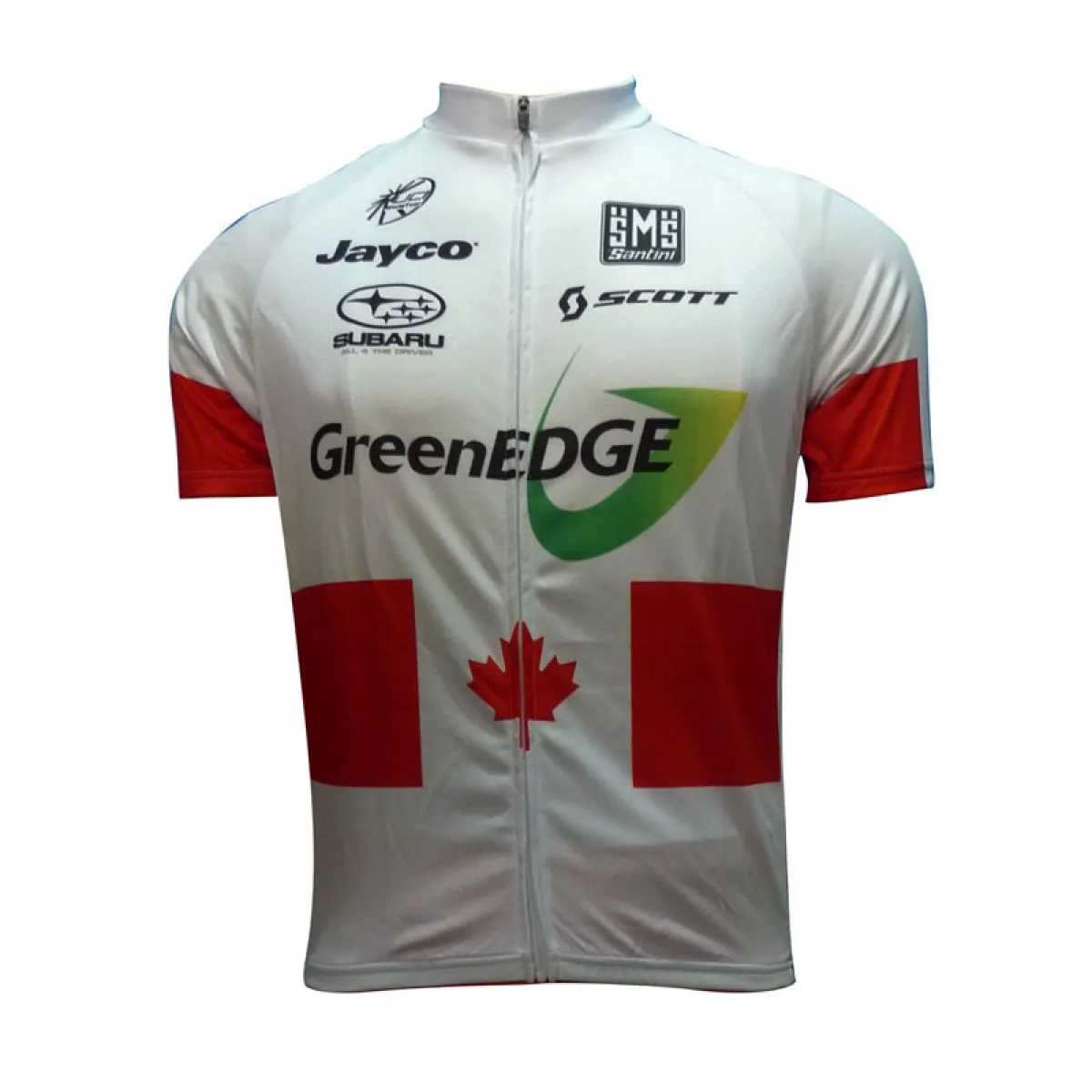 2012 Green EDGE Japan Champion Cycling Jersey Short Sleeve