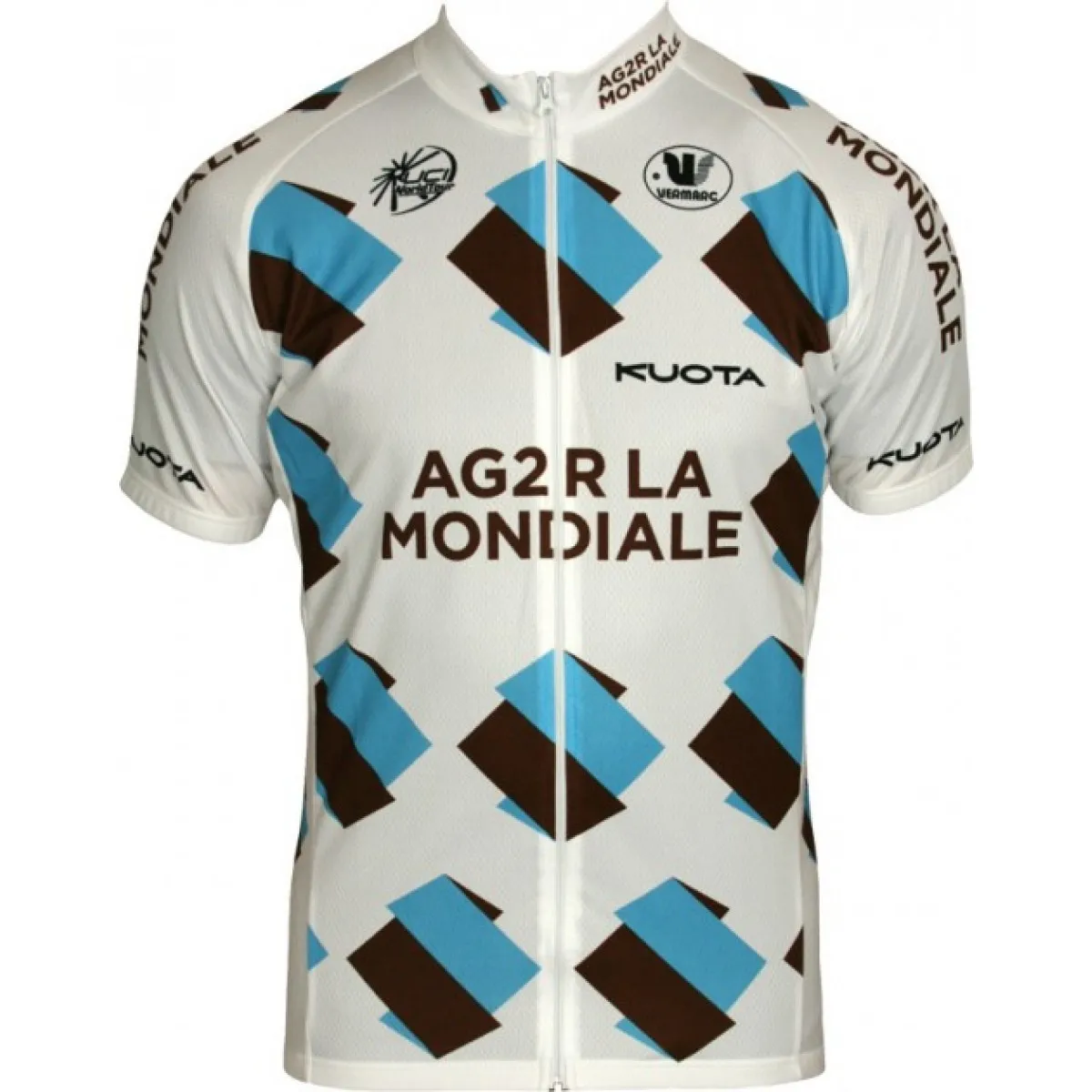 AG2R LA MONDIALE 2011 Vermarc Radsport-Profi-Team Short sleeve Cycling jersey