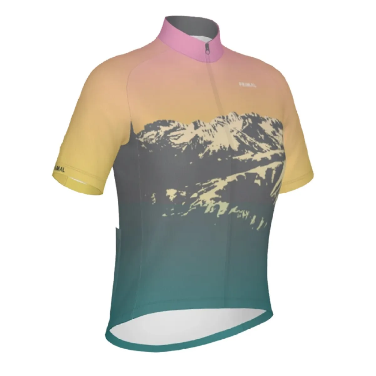 Primal Alpine Vista Full Zip Short Sleeve Women's Cycling Jersey