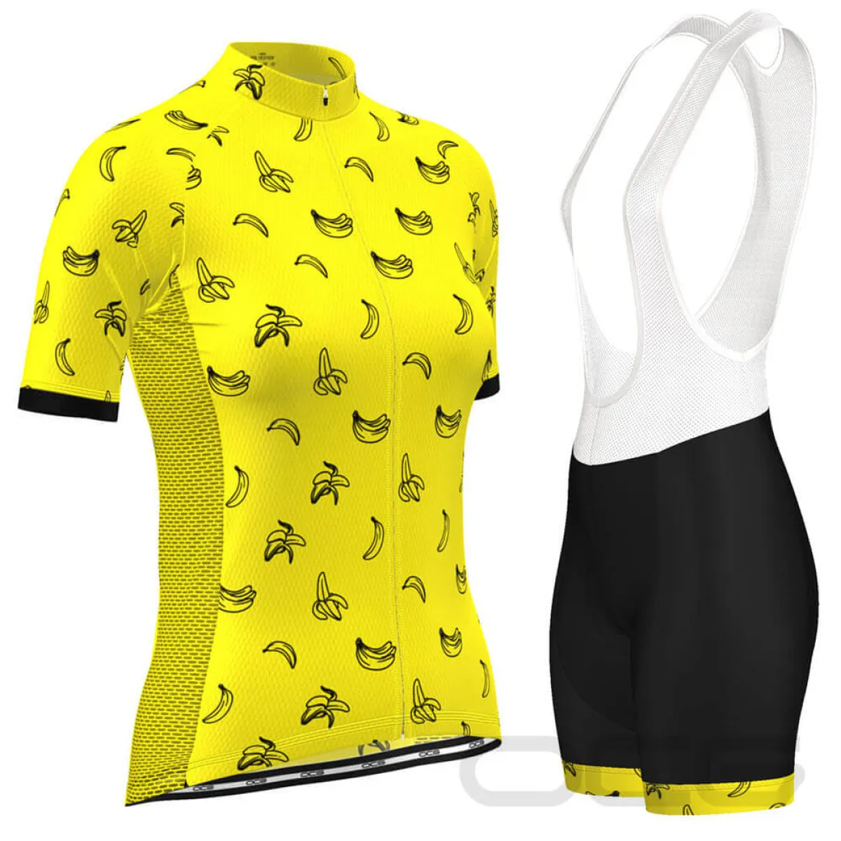 Women's Must Be Bananas Pro-Band Cycling Kit Brand New