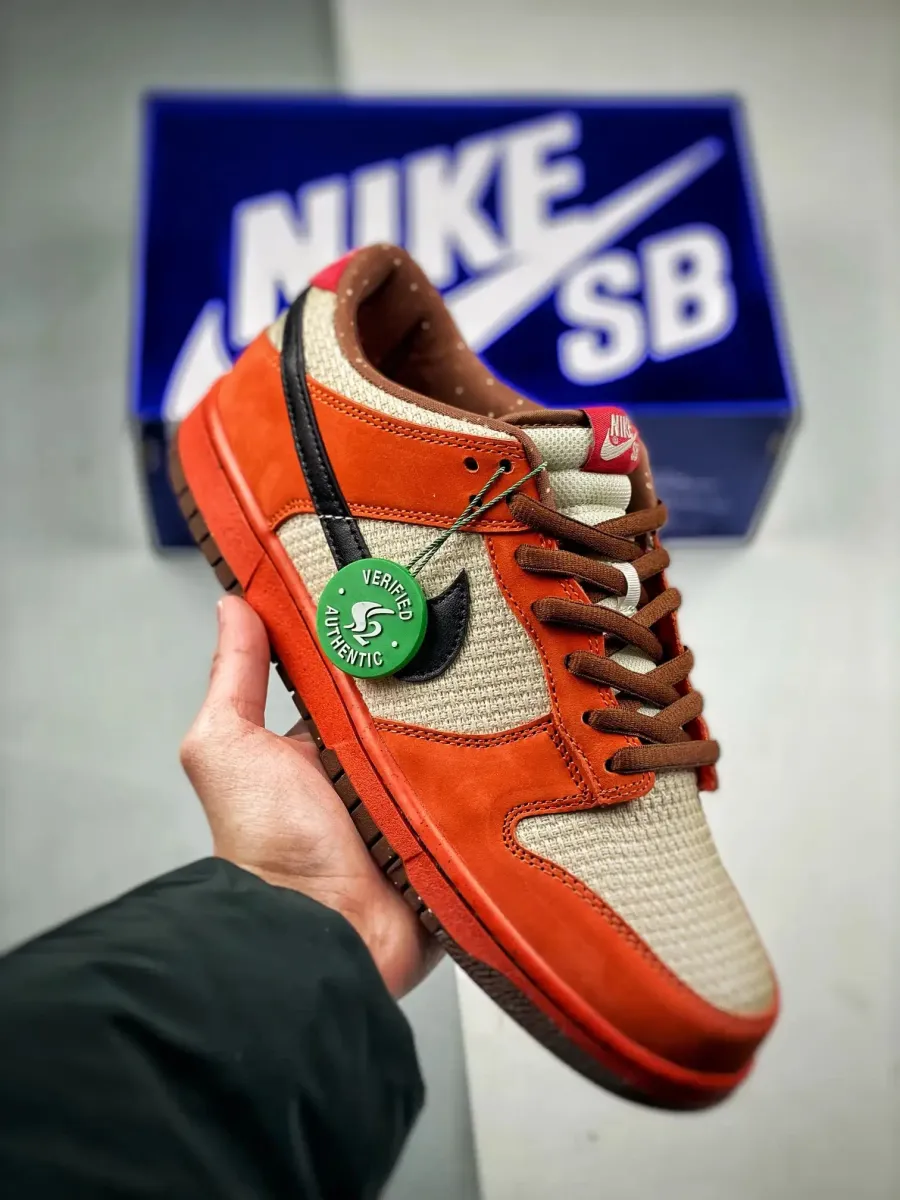 Nike SB Dunk Low Top Ramen Orange/Hemp 313170-101 Restock
