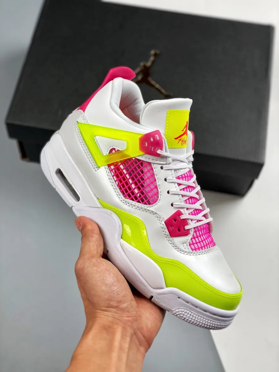 Air Jordan 4 Retro Wmns 'Lemon Venom' CV7808-100 - lemon venoms