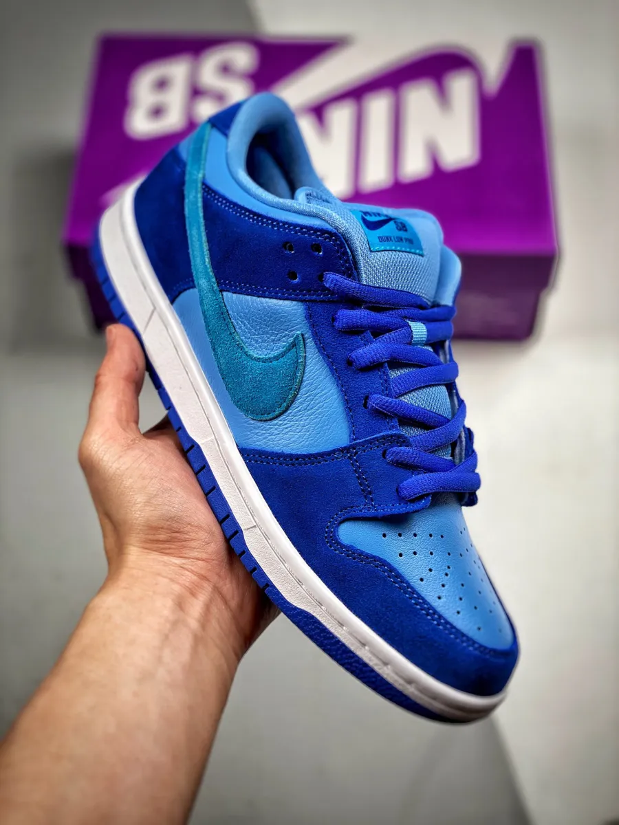 Nike SB Dunk Low 'Blue Raspberry' Racer Blue White DM0807-400 Nike Sb Dunks Blue