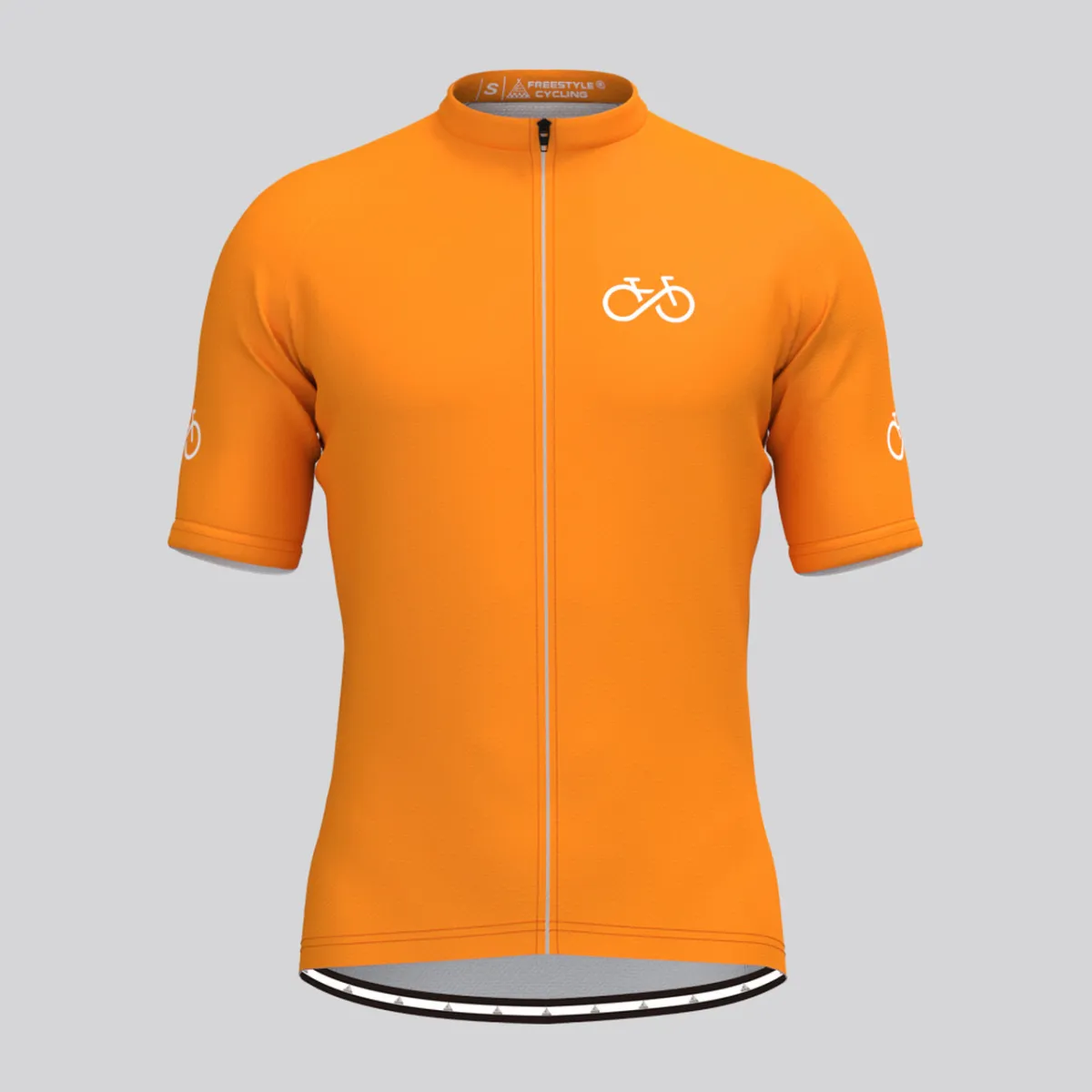 Ride Forever Men's Cycling Jersey-Orange Restock