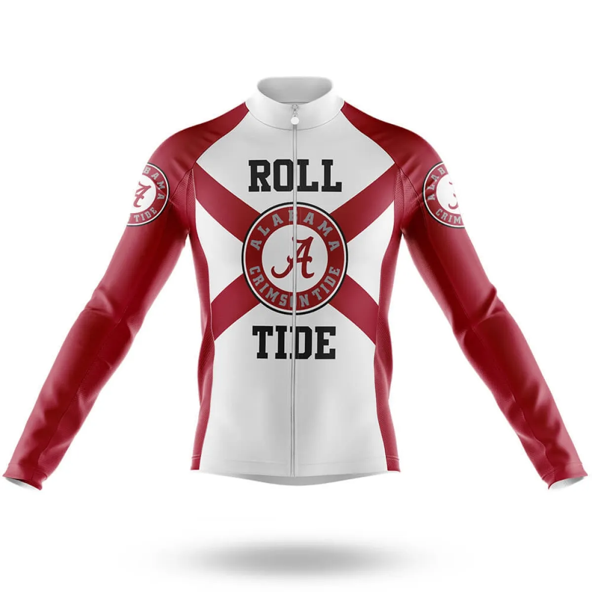 Alabama Crimson Tide Long Sleeve Cycling Jersey Only Online
